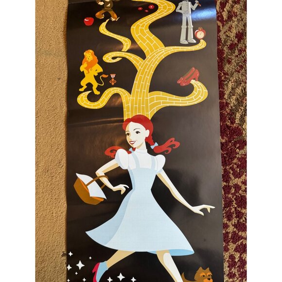 The Wizard Of Oz Poster Featuring Dorothy & Yellow Brick Road import images READ - Picture 3 of 6